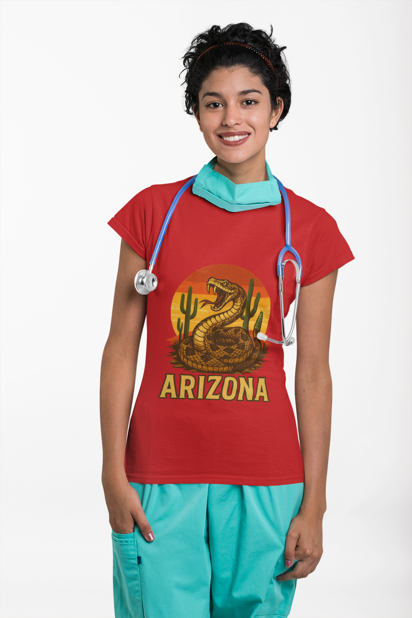 Arizona Rattlesnake Vintage Sunset Tee