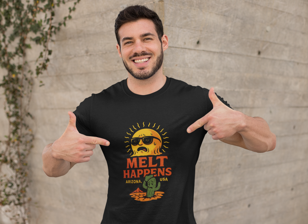Melt Happens T‑Shirt — Funny Ice Cream / Summer Tee