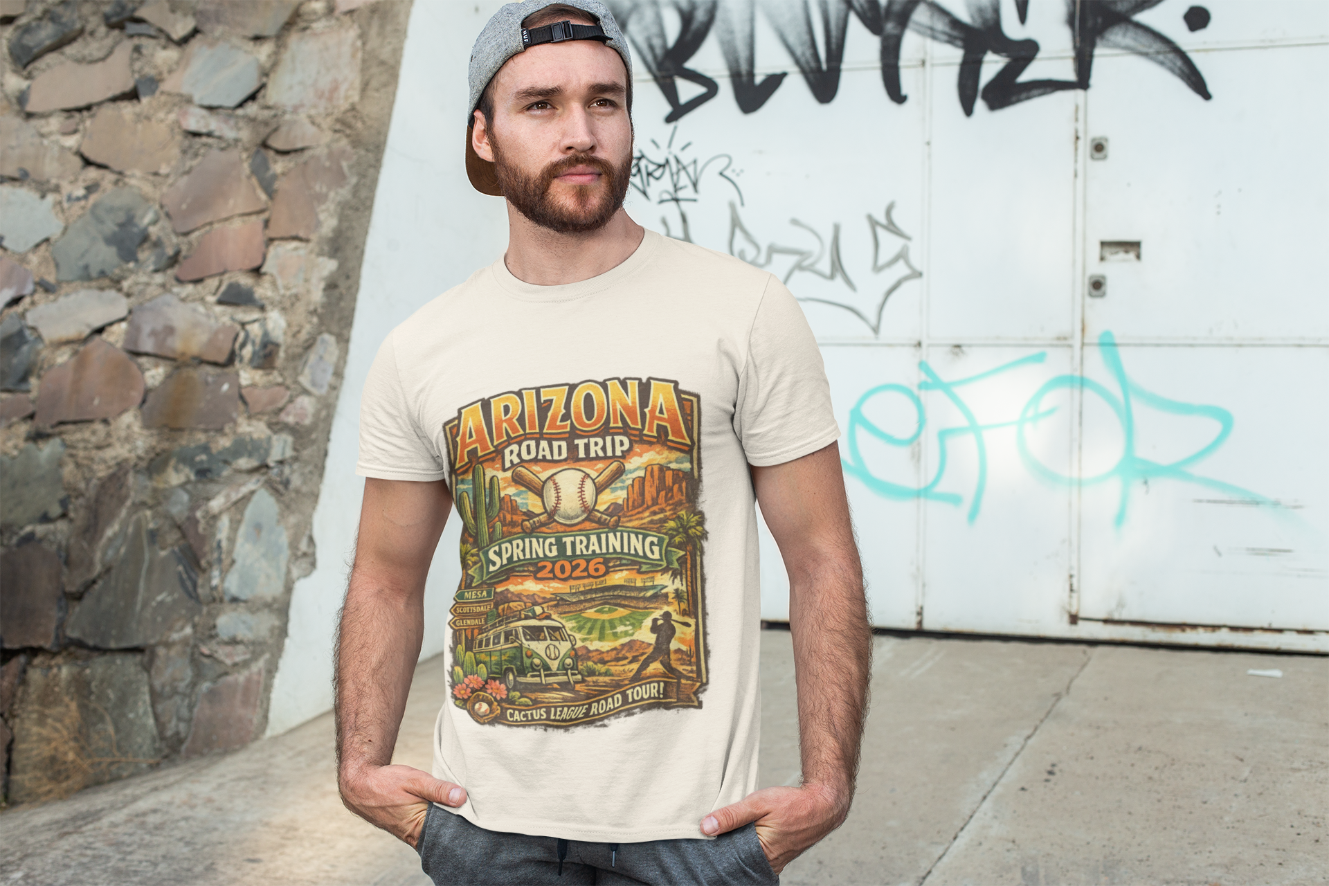Arizona Road Trip Spring Training 2026 T‑Shirt