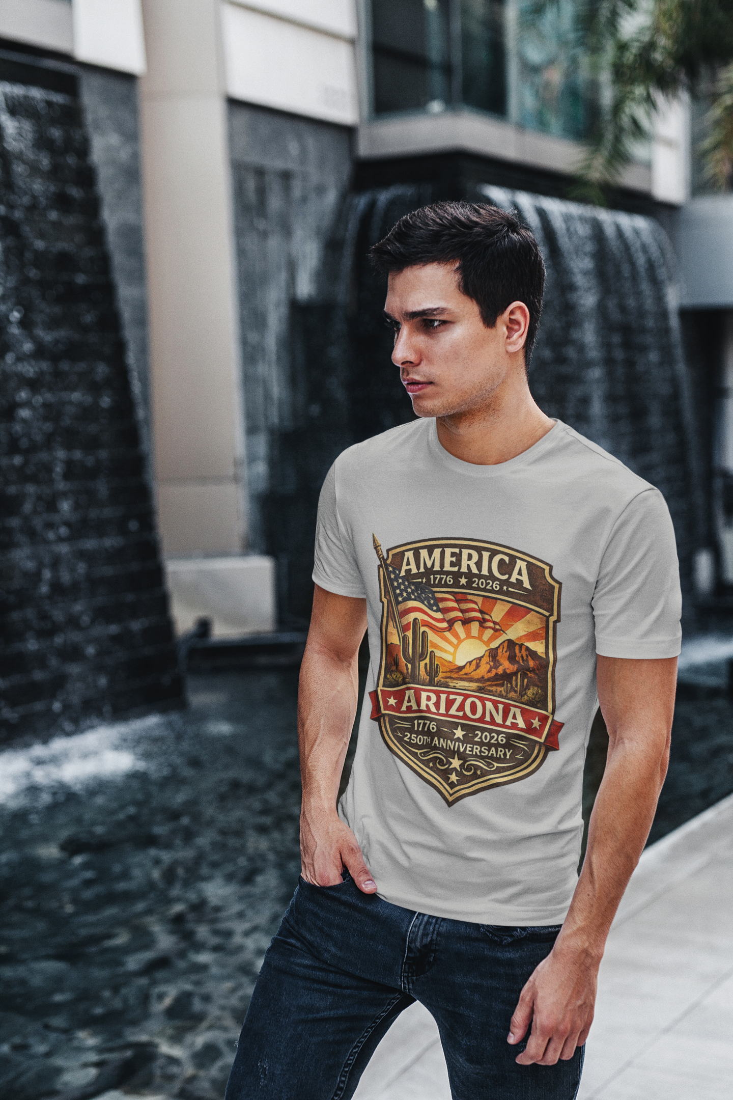 Arizona 250th Anniversary Tee — "America Arizona 1776–2026" Commemorative T-Shirt
