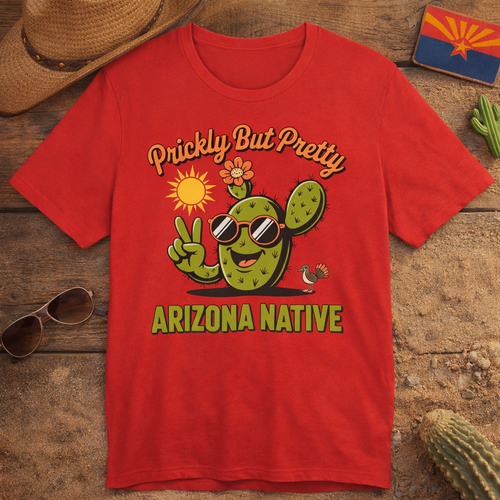 'Prickly But Pretty' Cactus Tee — front view