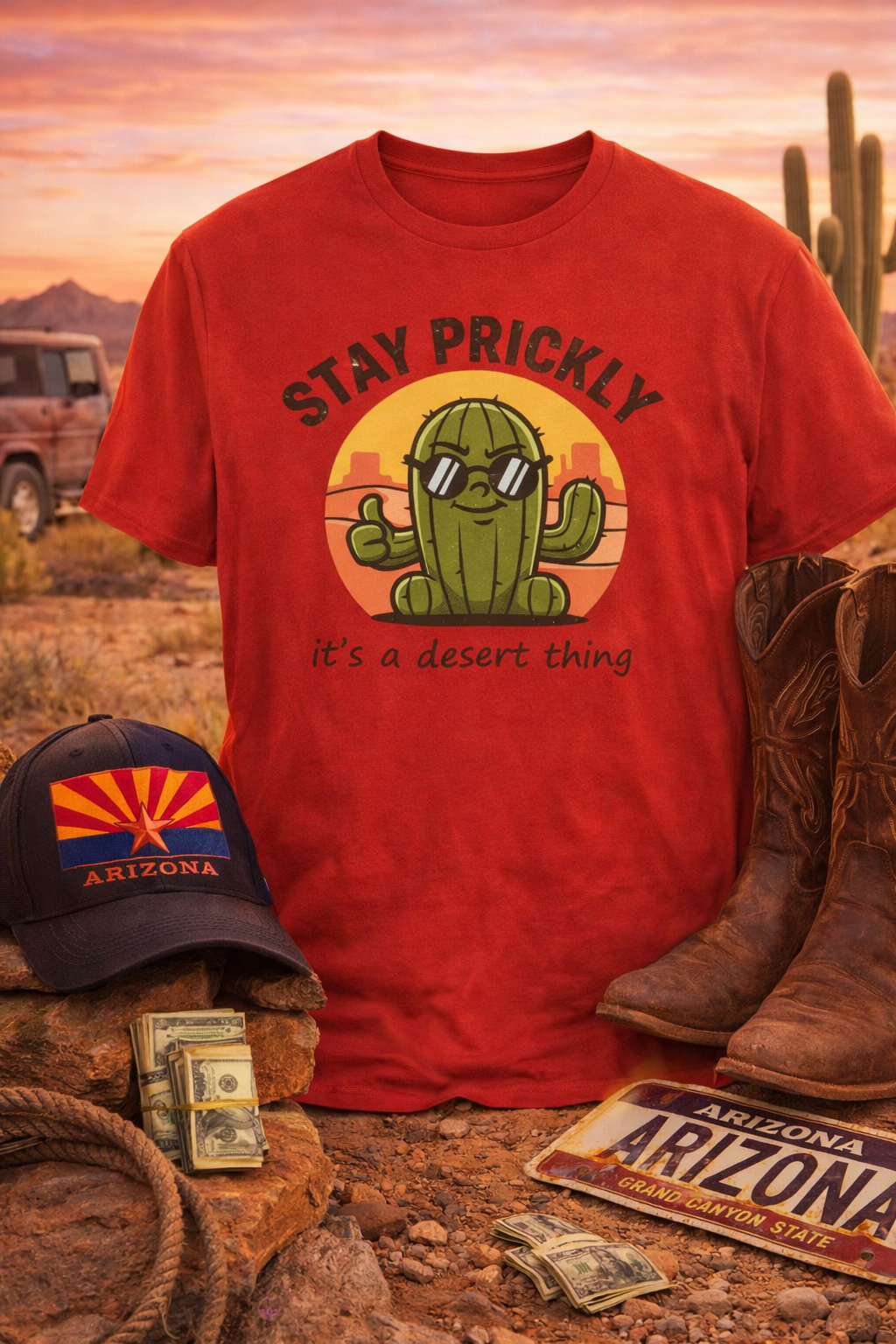 Prickly Thing T-Shirt — 'It's a Prickly Thing' Graphic Tee — front view