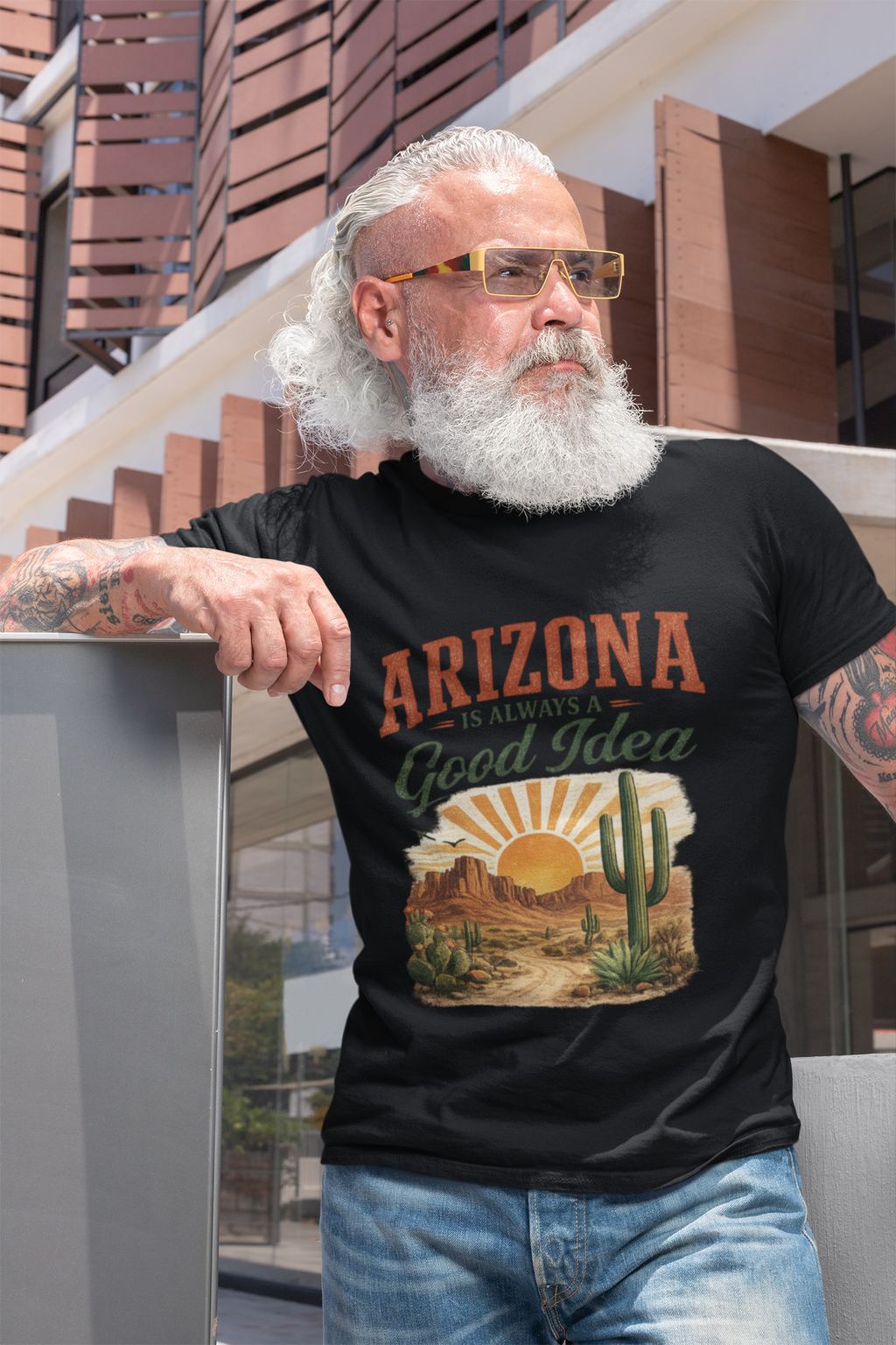 Arizona Is Always a Good Idea T‑Shirt — back view
