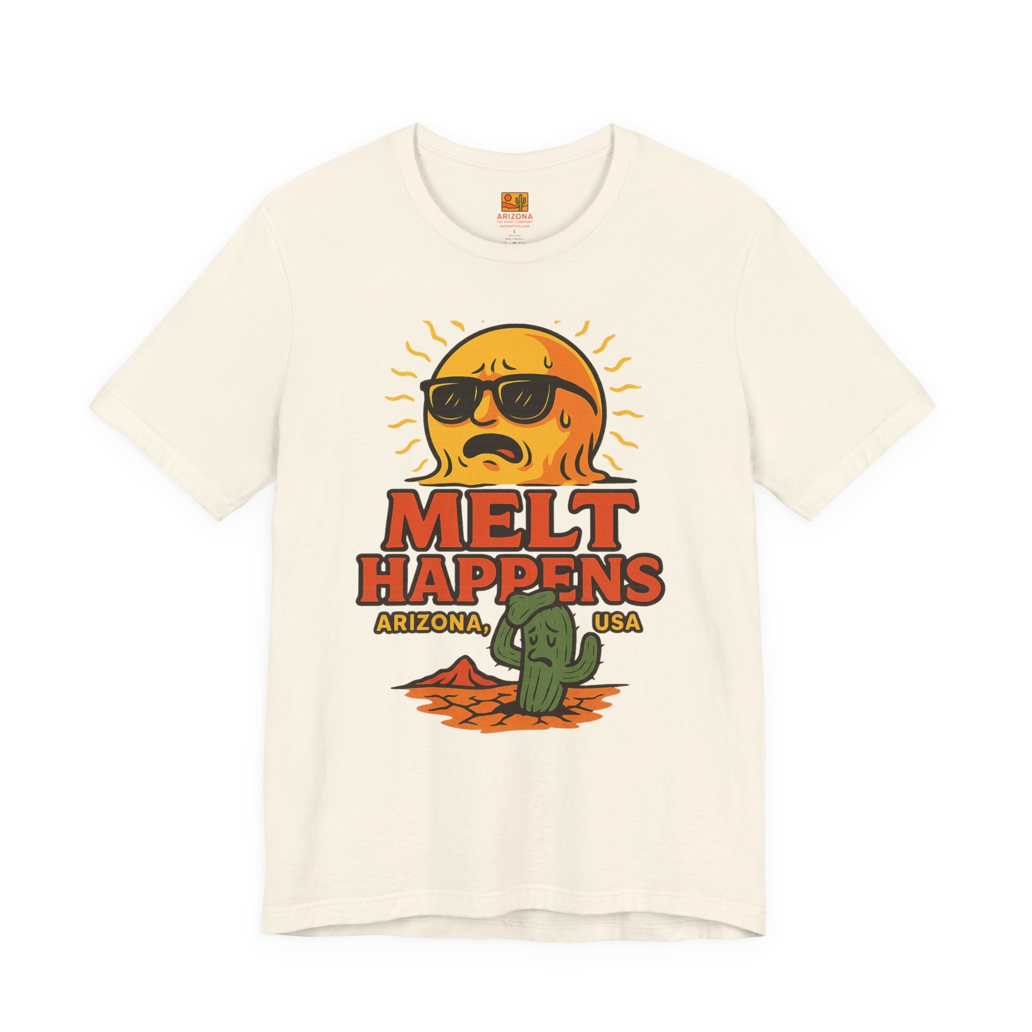 Melt Happens T‑Shirt — Funny Ice Cream / Summer Tee — detail view 2