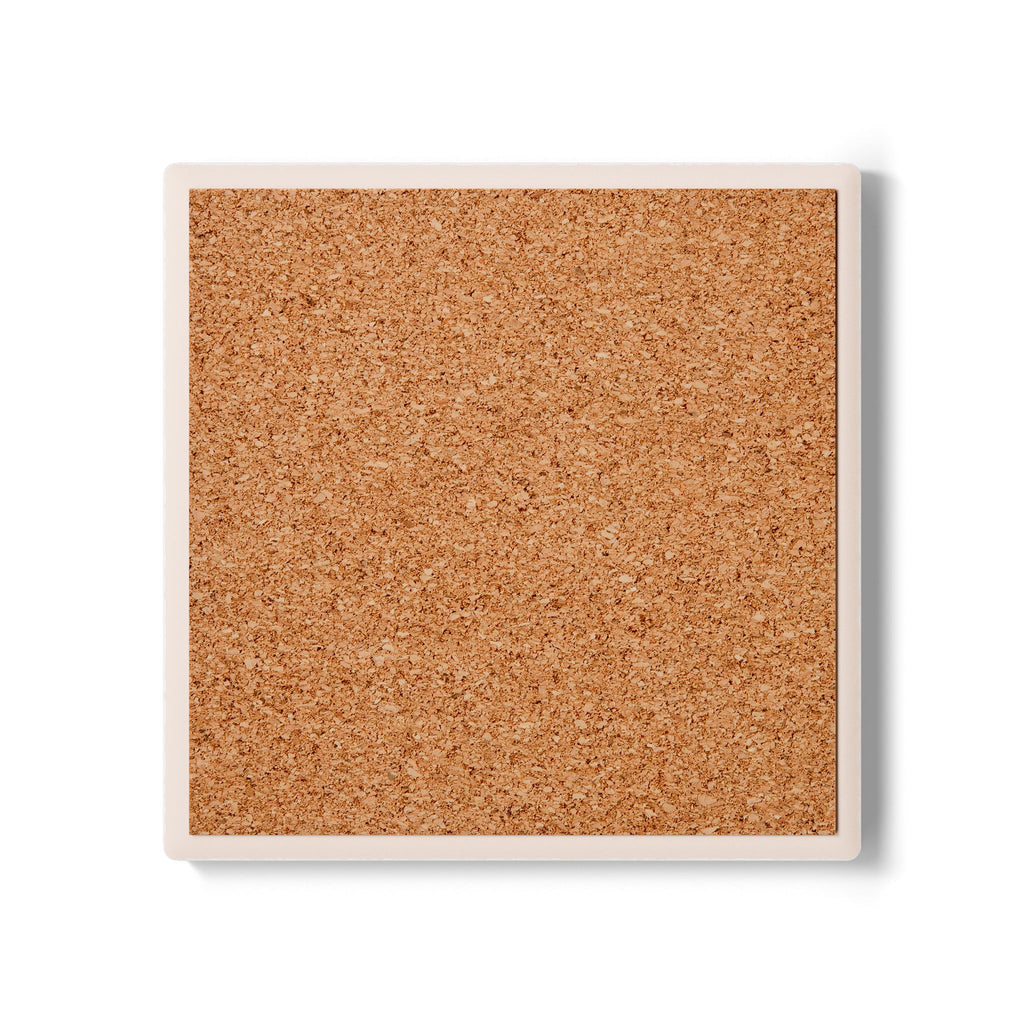 Arizona Sunny Logo Ceramic Coaster — "Where the Sun Takes No Days Off"