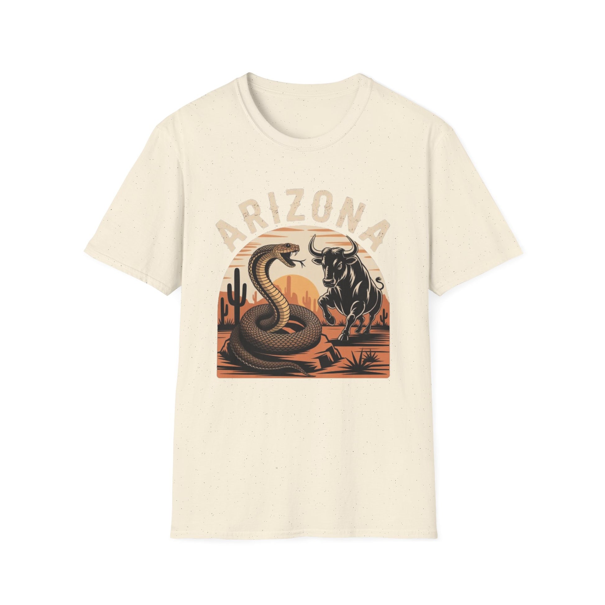 Arizona Graphic Unisex T-Shirt, Casual Summer Shirt, Southwestern Style Tee, Gift for Nature Lovers, Adventure Apparel