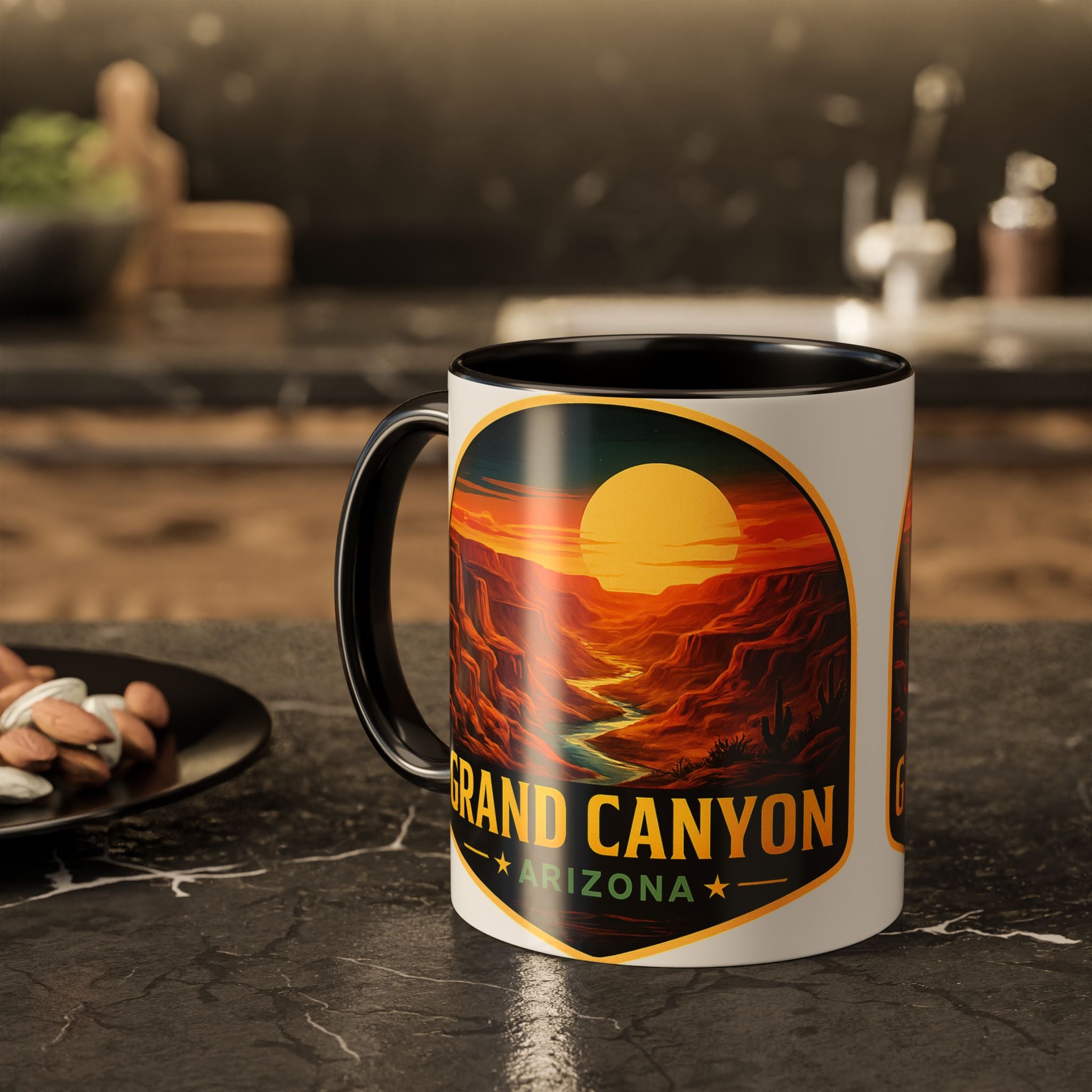 Grand Canyon Sunset Mug — Arizona Travel Coffee Cup — alternate view