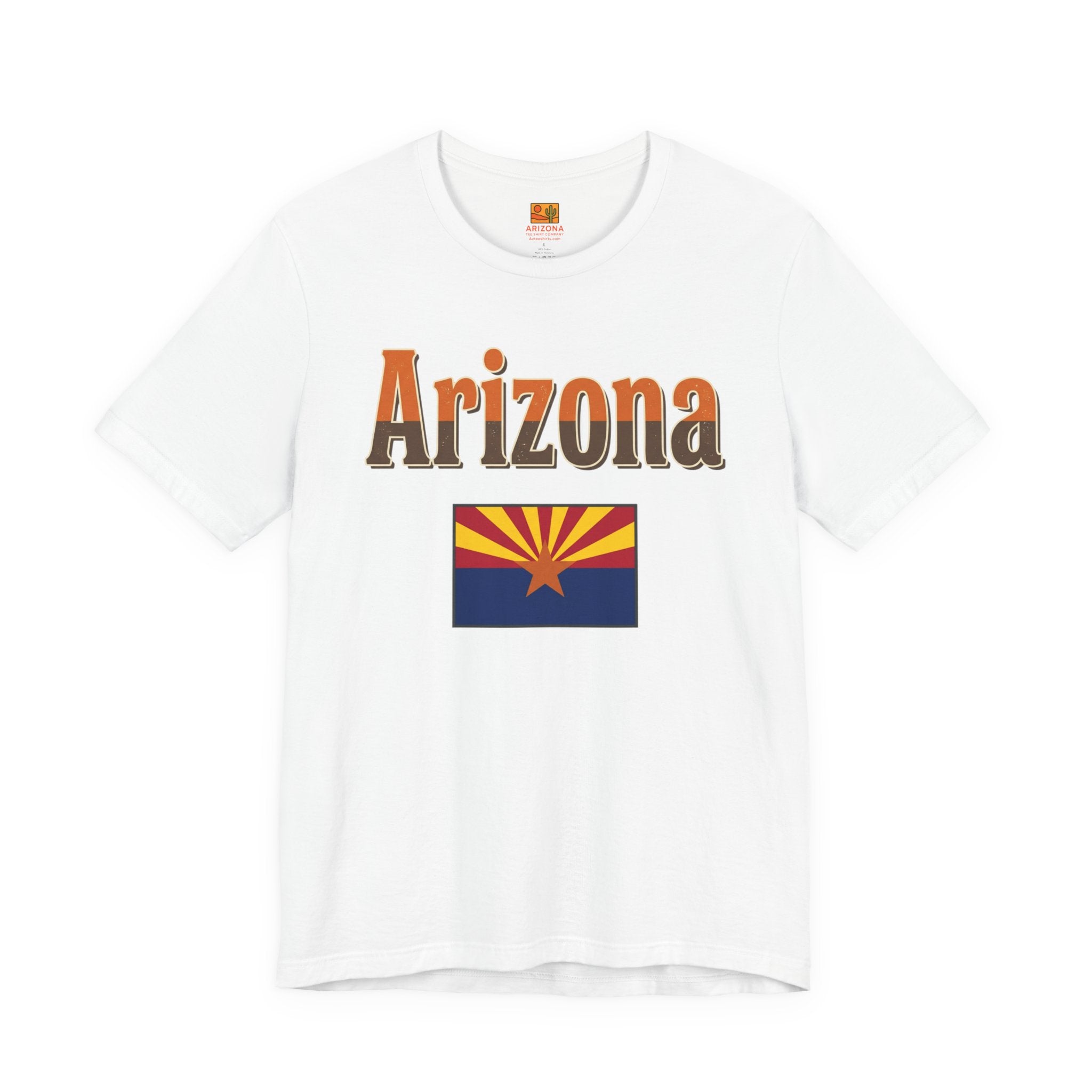 Arizona State Flag T-Shirt — Retro Arizona Graphic Tee — back view 2