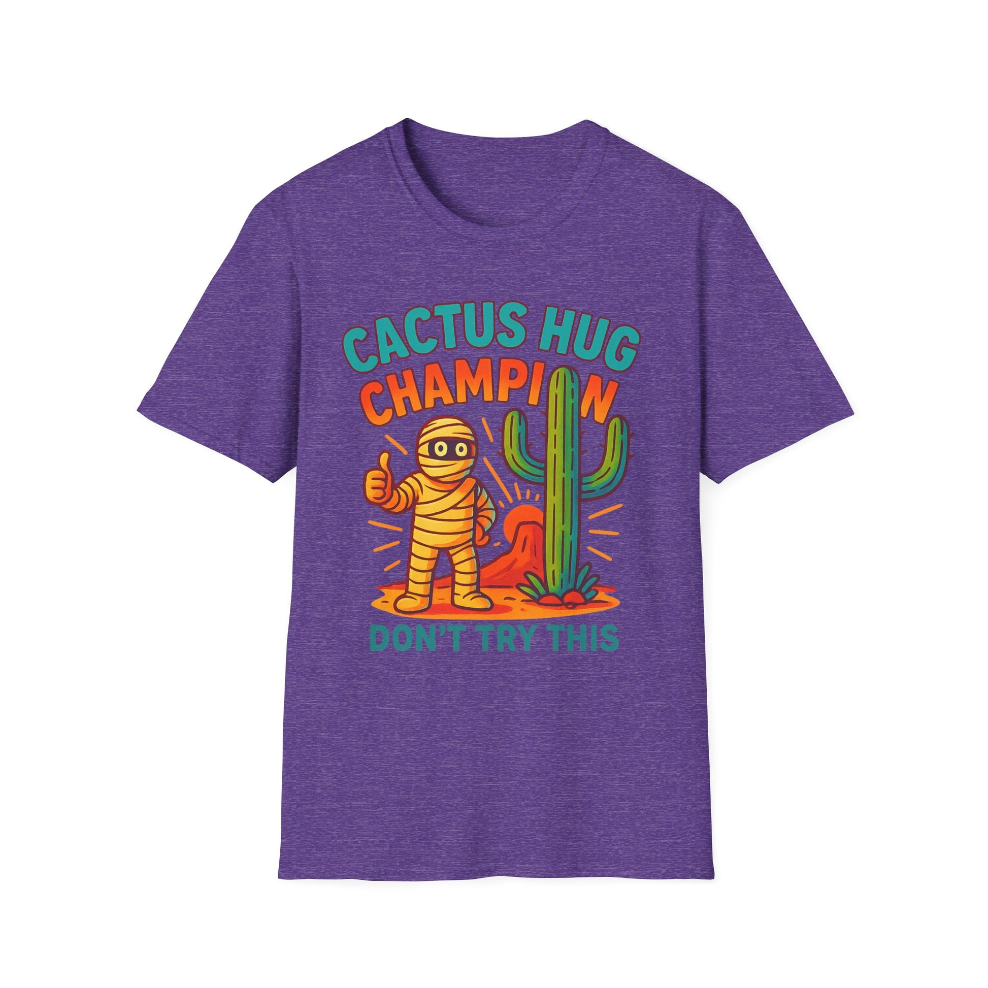 Arizona Cactus Unisex T-Shirt - Never hug a Cactus Funny Design