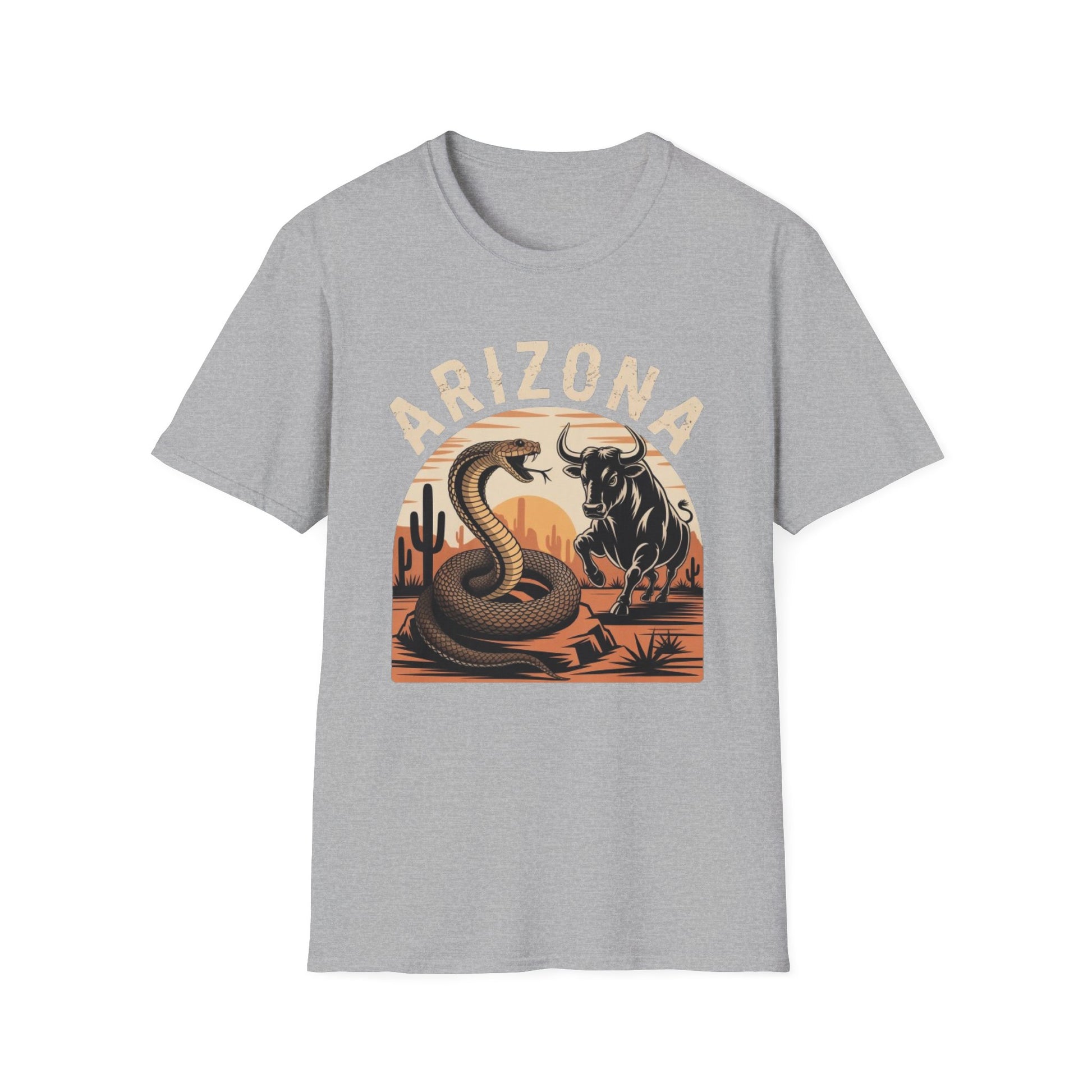 Arizona Graphic Unisex T-Shirt, Casual Summer Shirt, Southwestern Style Tee, Gift for Nature Lovers, Adventure Apparel