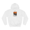 Arizona State Flag Pullover Hoodie — Vintage 'Arizona Est. 1912' Graphic Sweatshirt — front view