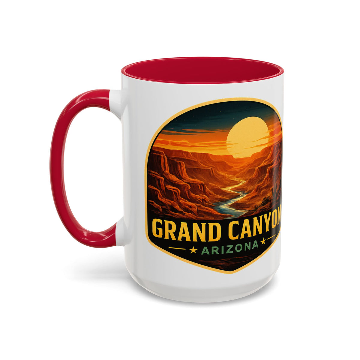 Grand Canyon Sunset Mug — Arizona Travel Coffee Cup (11oz/15oz) — alternate view 4