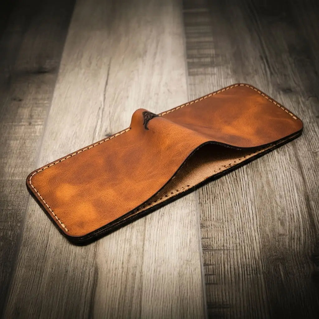 Rio Grande bifold full-grain leather wallet, view 10
