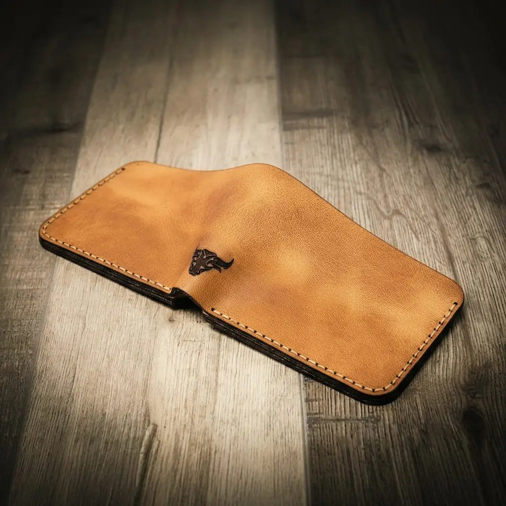 Rio Grande bifold full-grain leather wallet, view 3