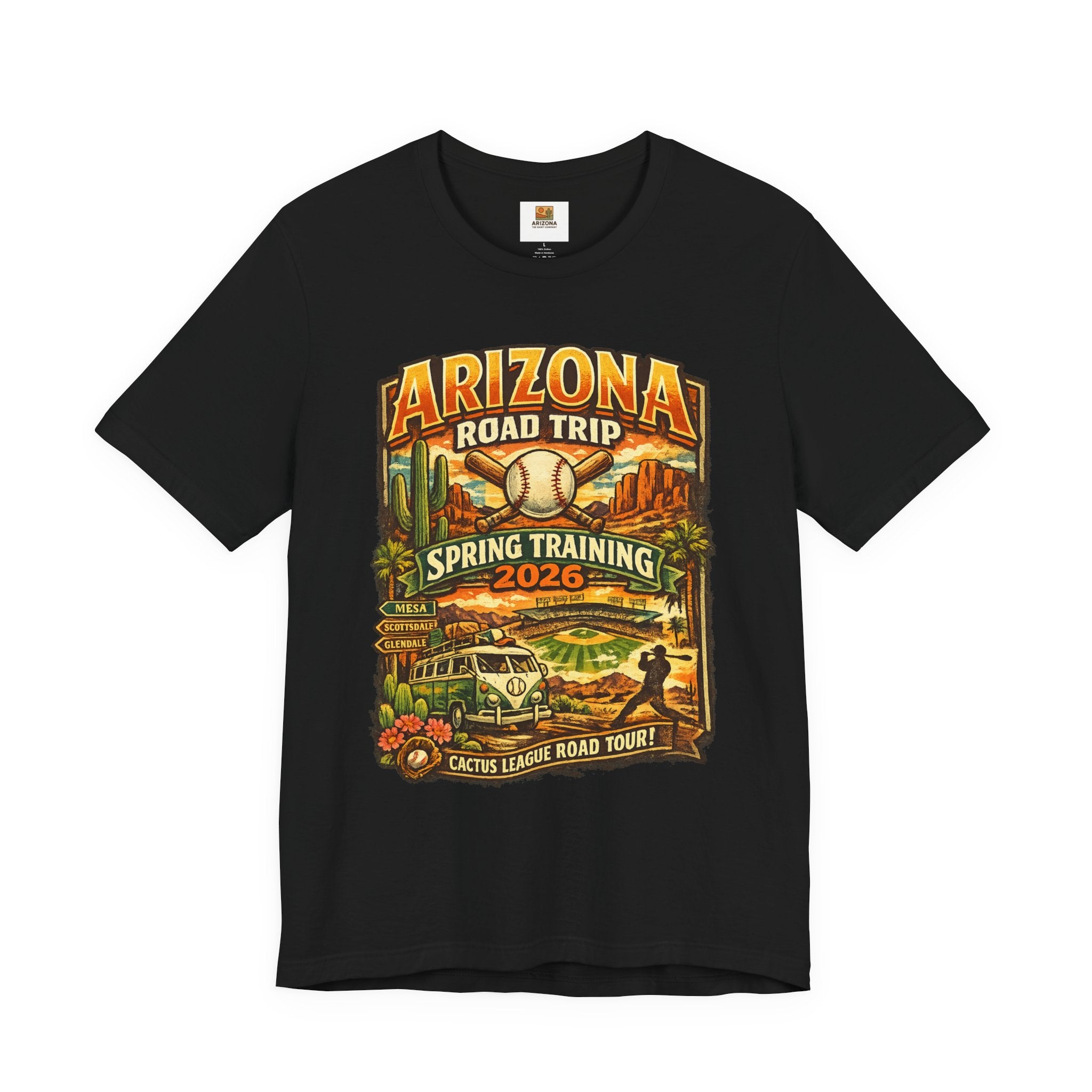 Arizona Road Trip Spring Training 2026 T‑Shirt