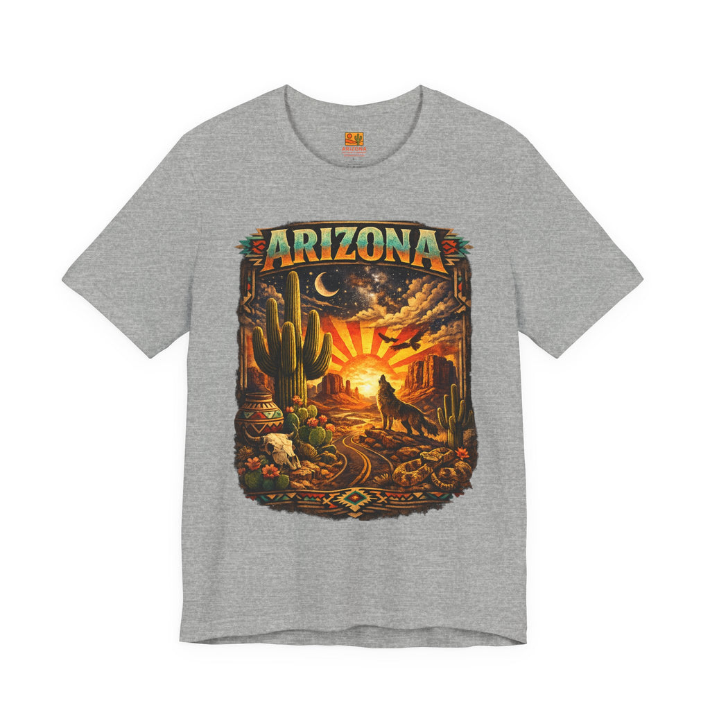 Arizona Desert Sunset T-Shirt — back view 2