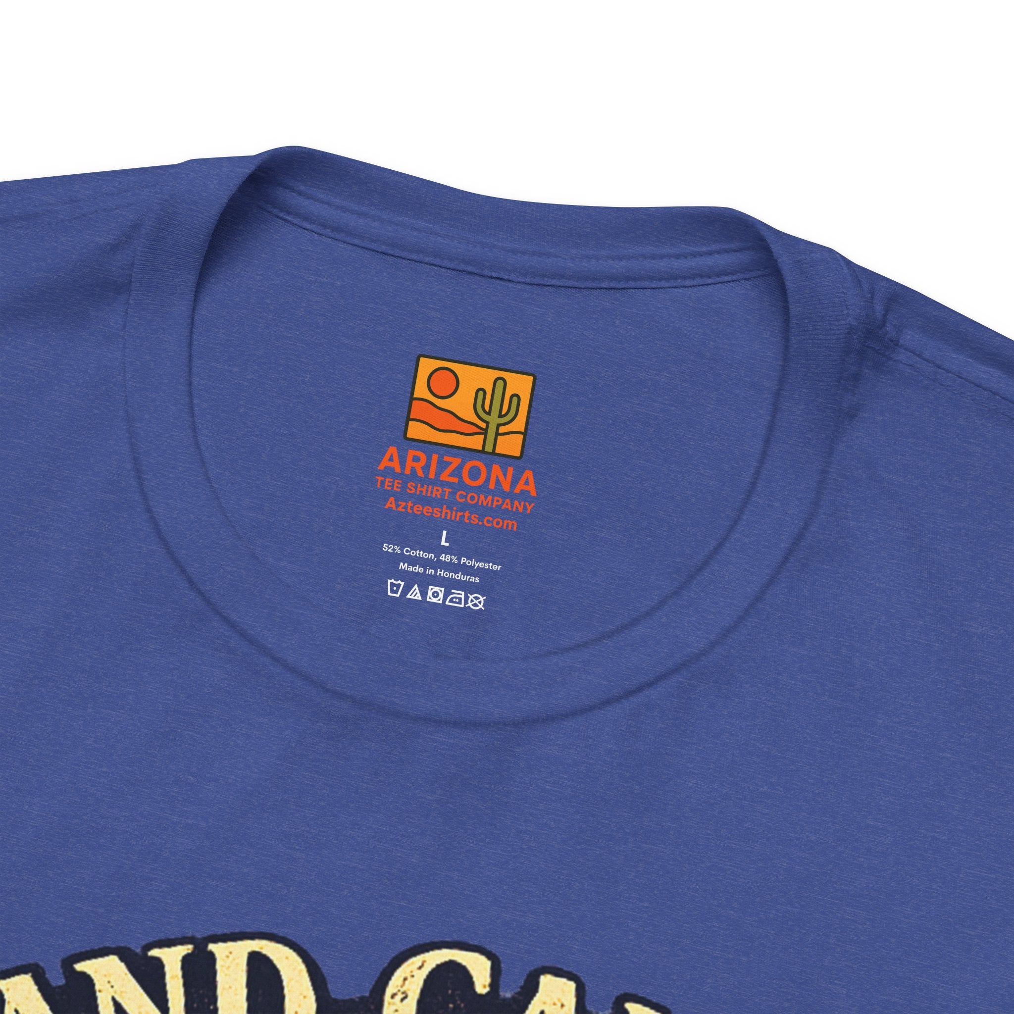 Grand Canyon 'Visit But Don't Fall In' T-Shirt — Arizona Desert Cactus Souvenir — lifestyle view