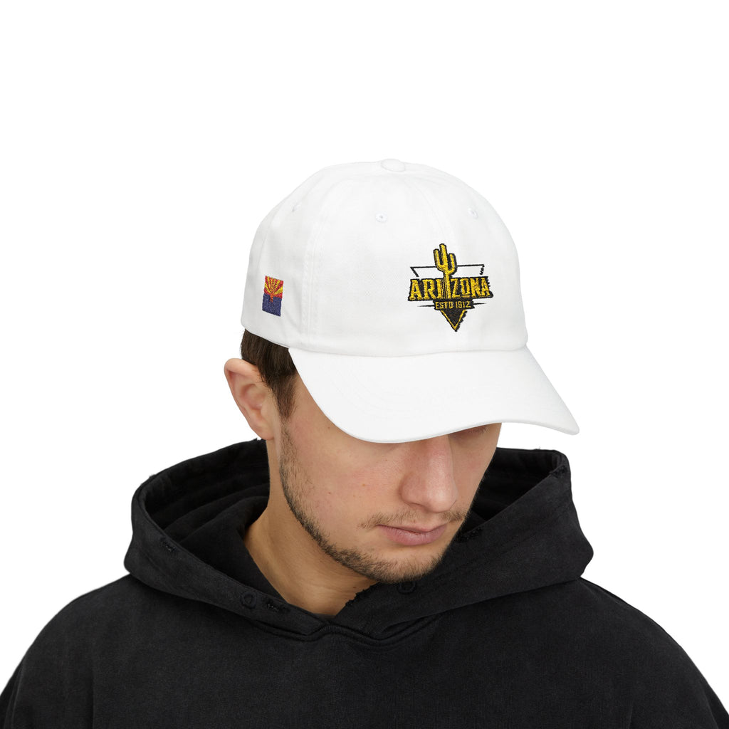 1912 Classic Dad Cap — Vintage Year Embroidered Baseball Hat — detail view