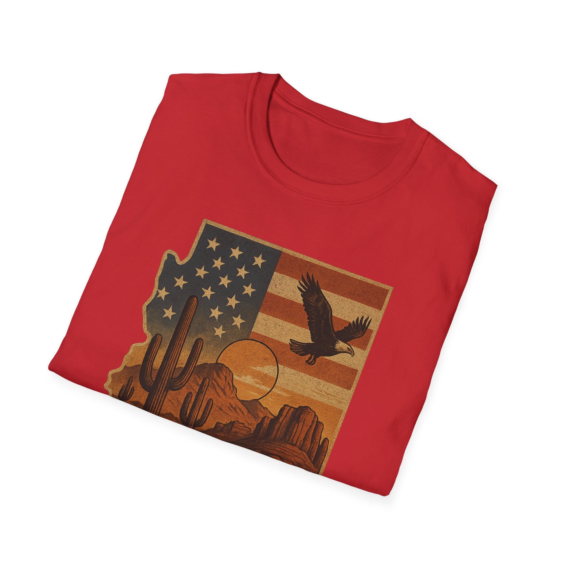Arizona Desert Vibes Unisex T-Shirt, Casual Outfit, Souvenir Tee, Gift for Travelers, Southwestern Style, Arizona Pride