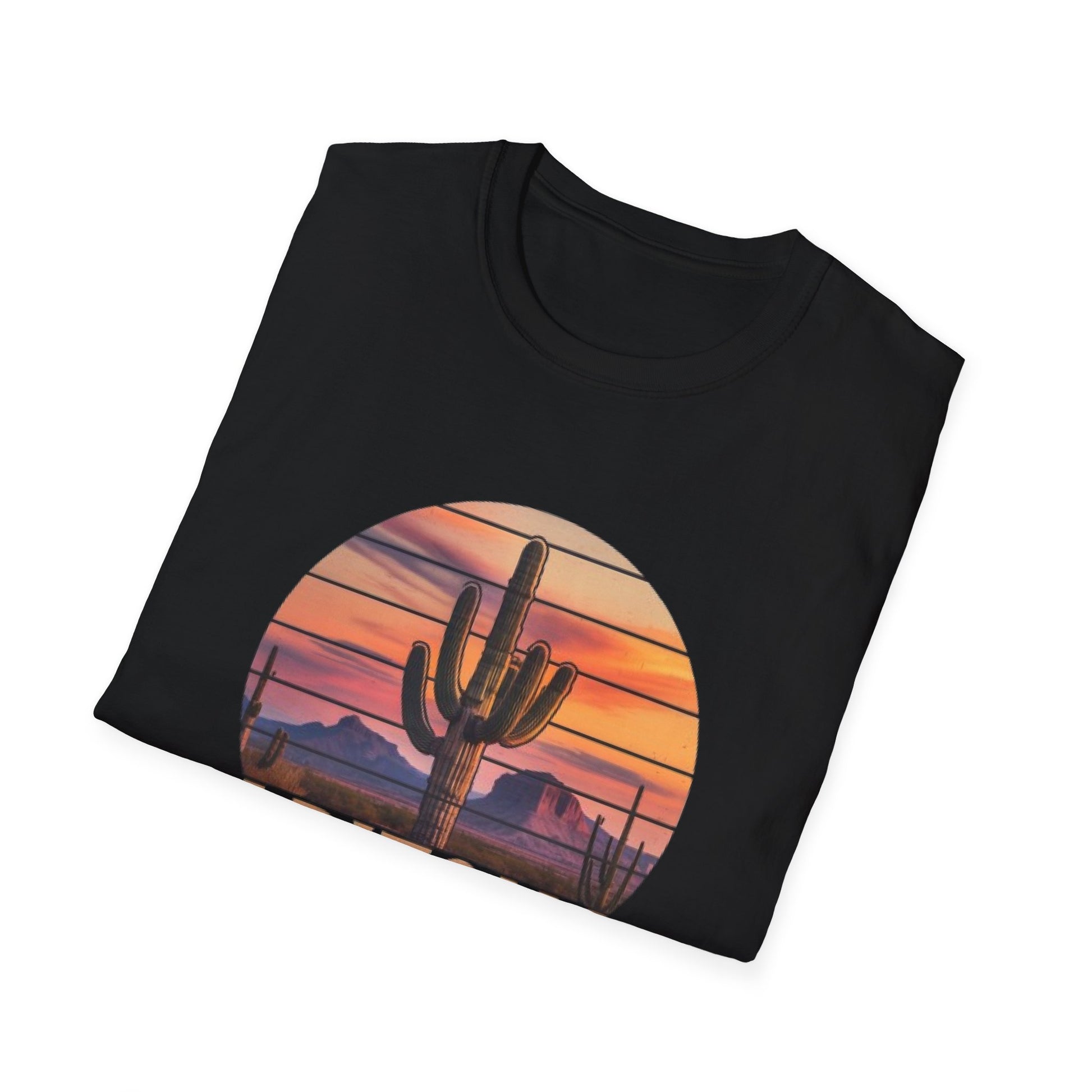 Arizona Desert Vibes Unisex Softstyle T-Shirt | Casual Wear, Gift for Travel Lovers, Summer Outfit, Adventure Tee, Nature Apparel