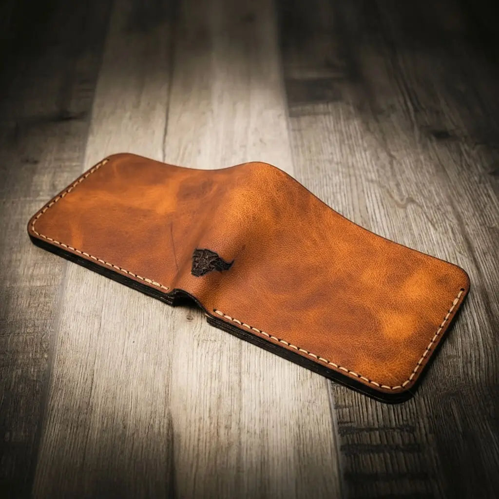 Rio Grande bifold full-grain leather wallet, view 11