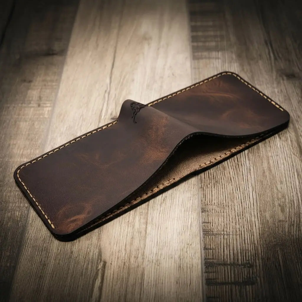 Rio Grande bifold full-grain leather wallet, view 6