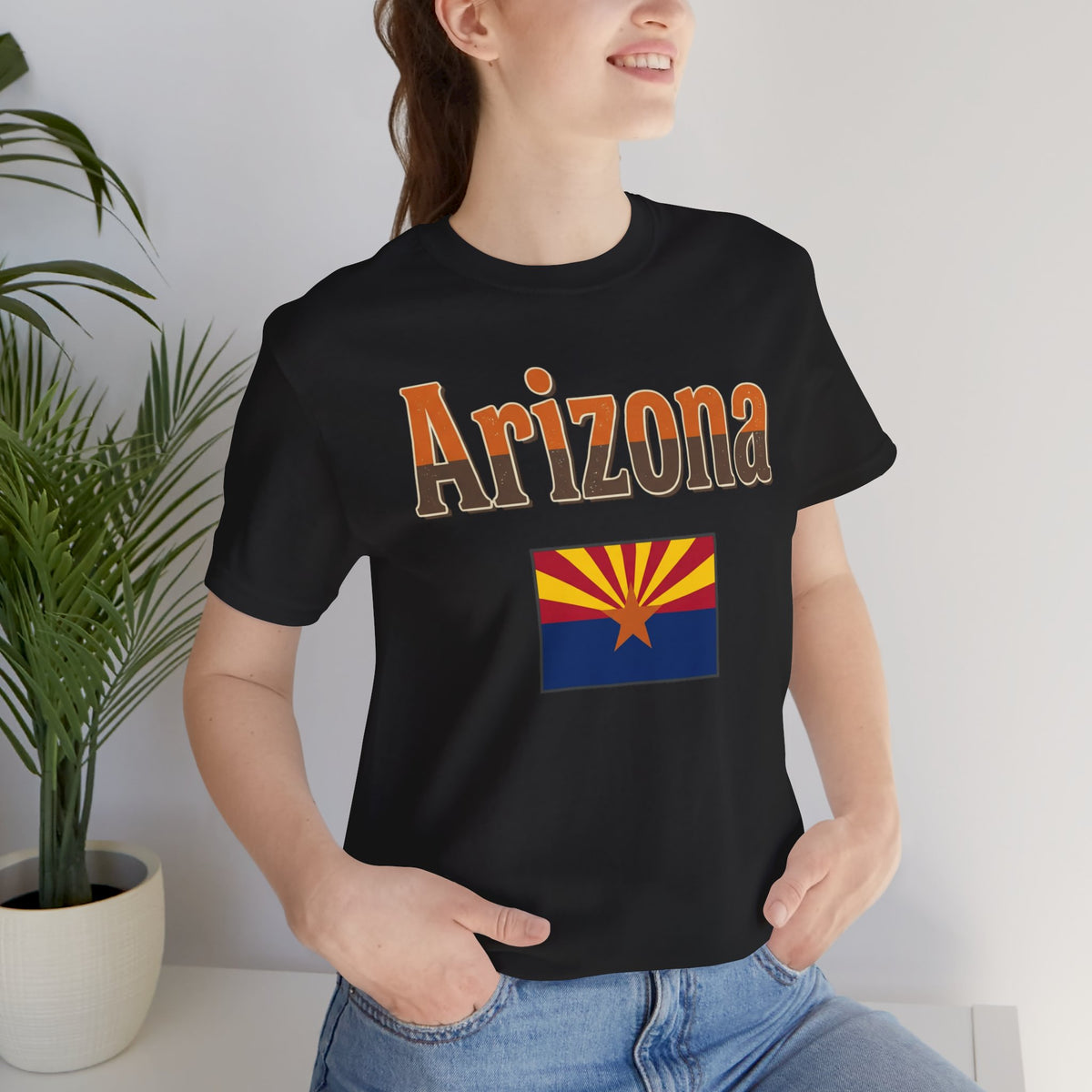 Arizona State Flag T-Shirt — Arizona Graphic Tee — front view