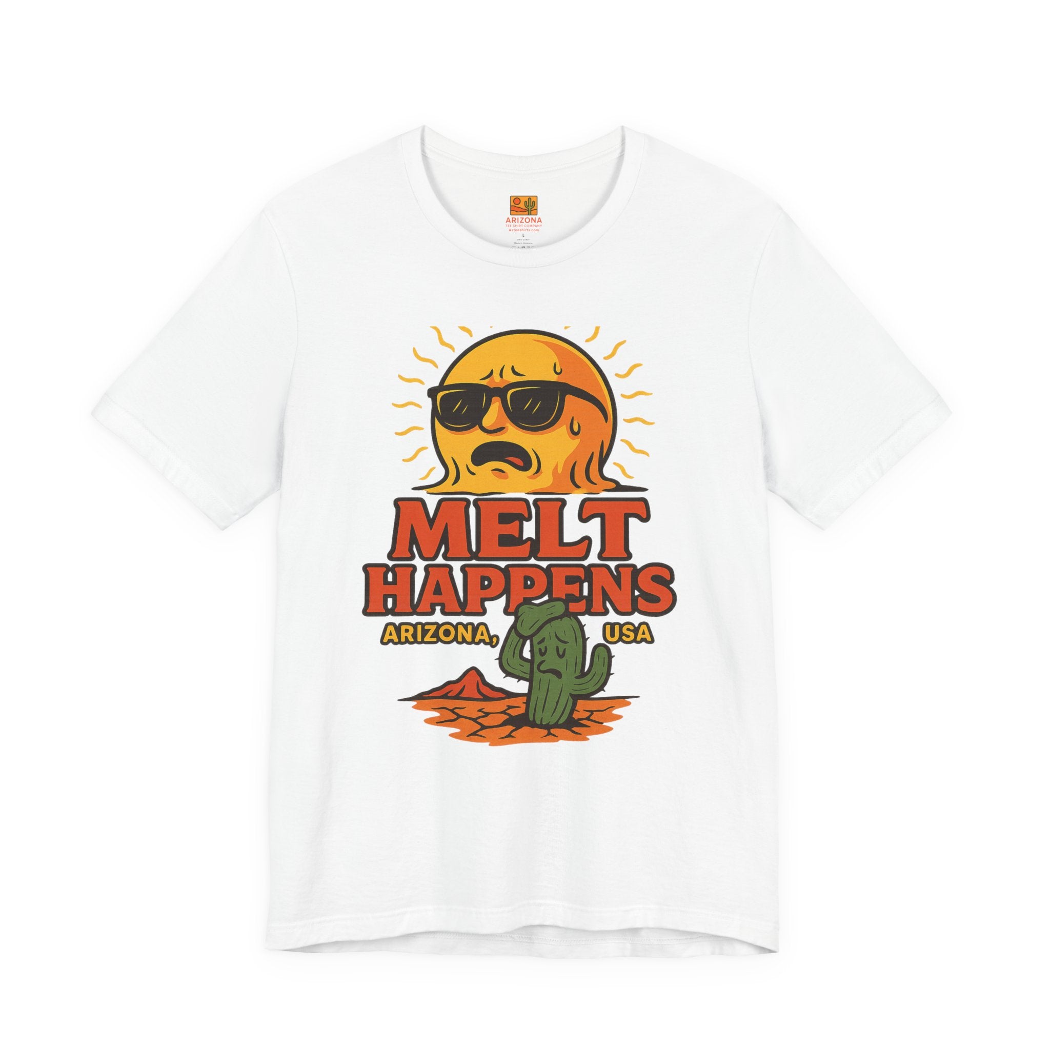 Melt Happens T‑Shirt — Funny Ice Cream / Summer Tee — back view