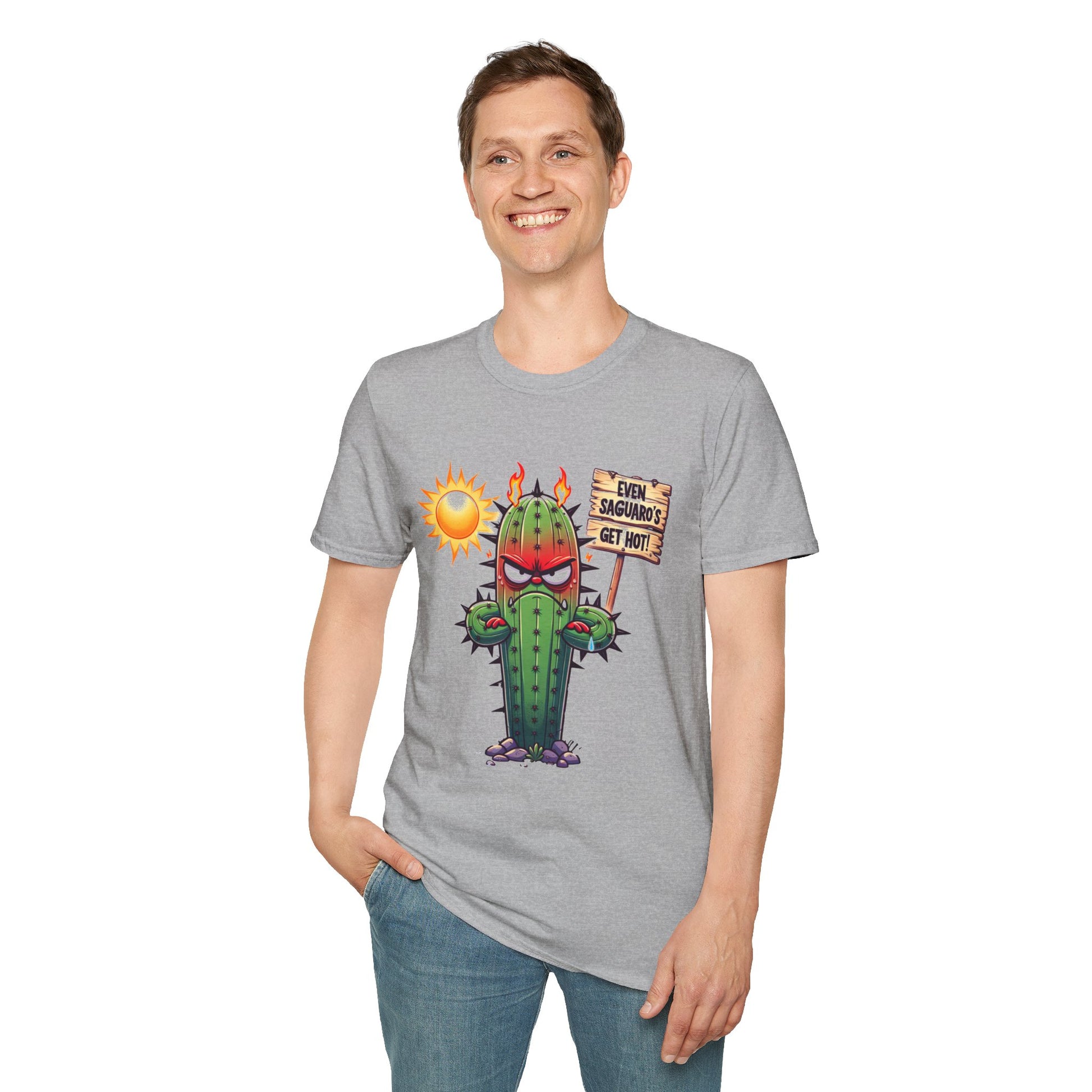'Even Saguaro's Get Hot' Unisex Tee