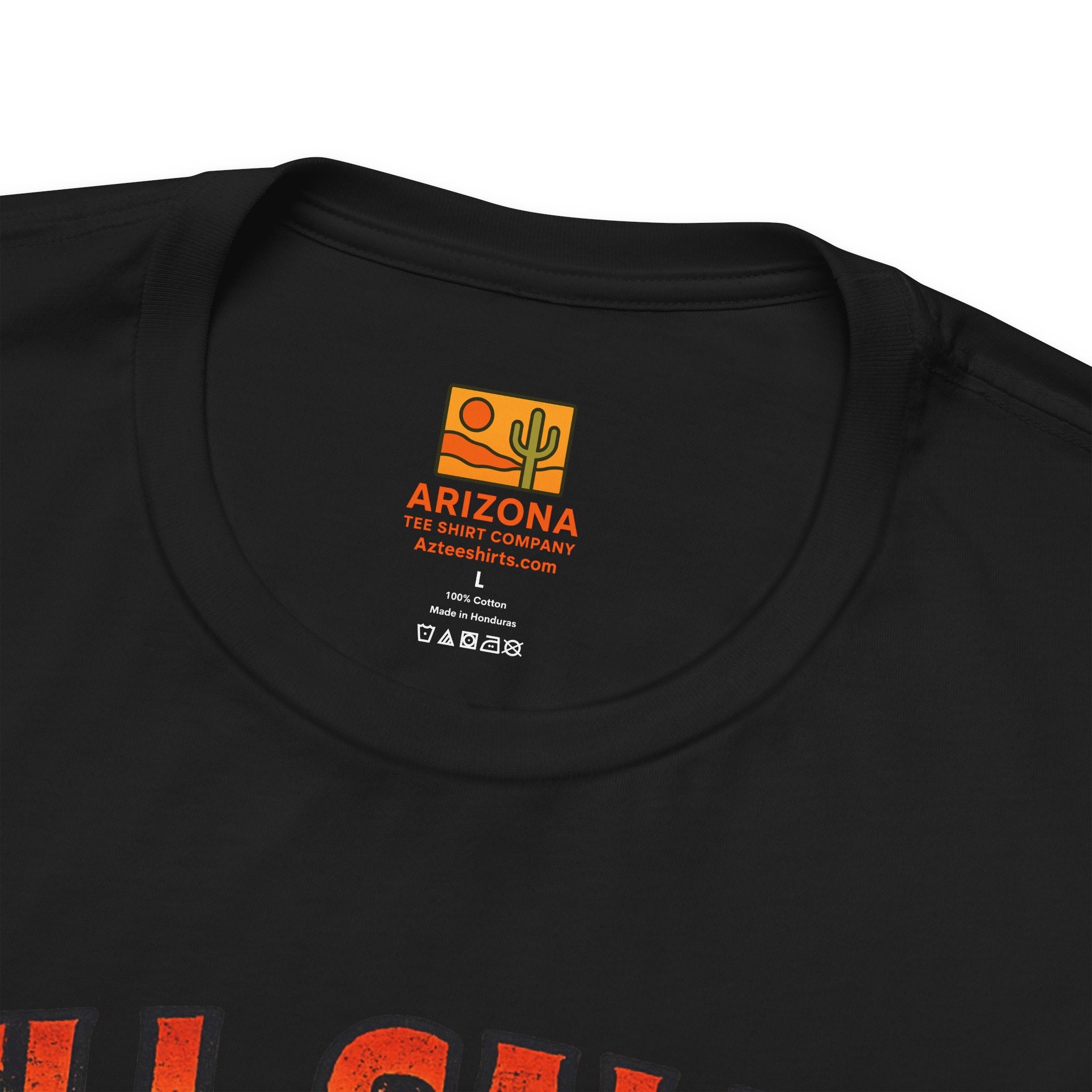 Hell Called Sunset T-Shirt — "Hell Called and They Want Their Weather Back" Desert Graphic Tee — lifestyle view