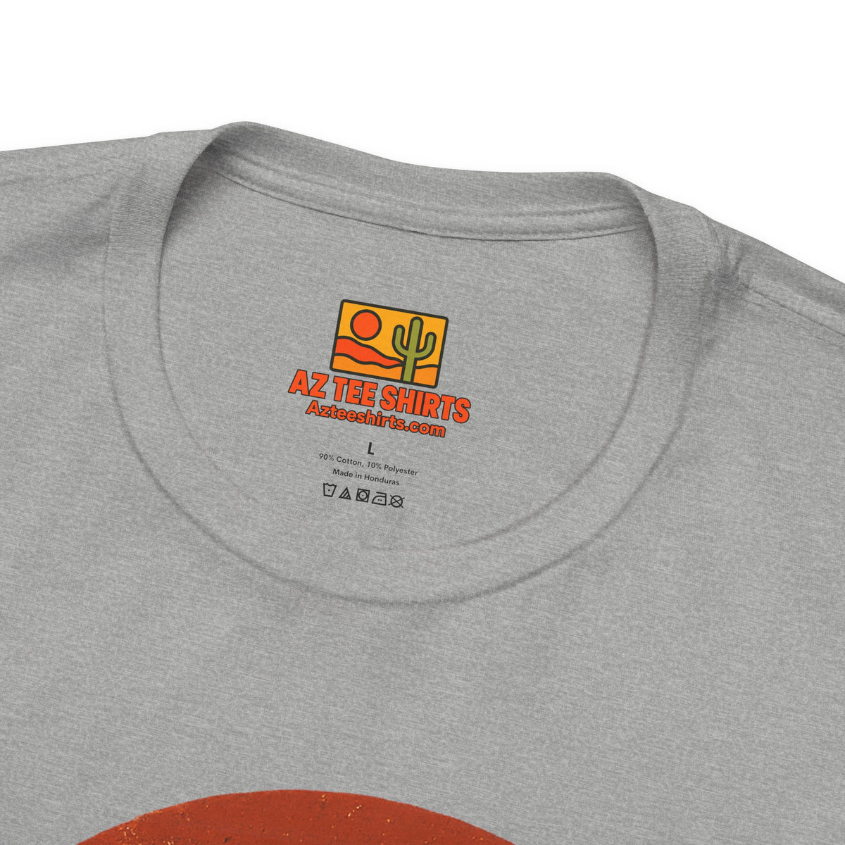Arizona Rattlesnake Vintage Sunset Tee — front view 2
