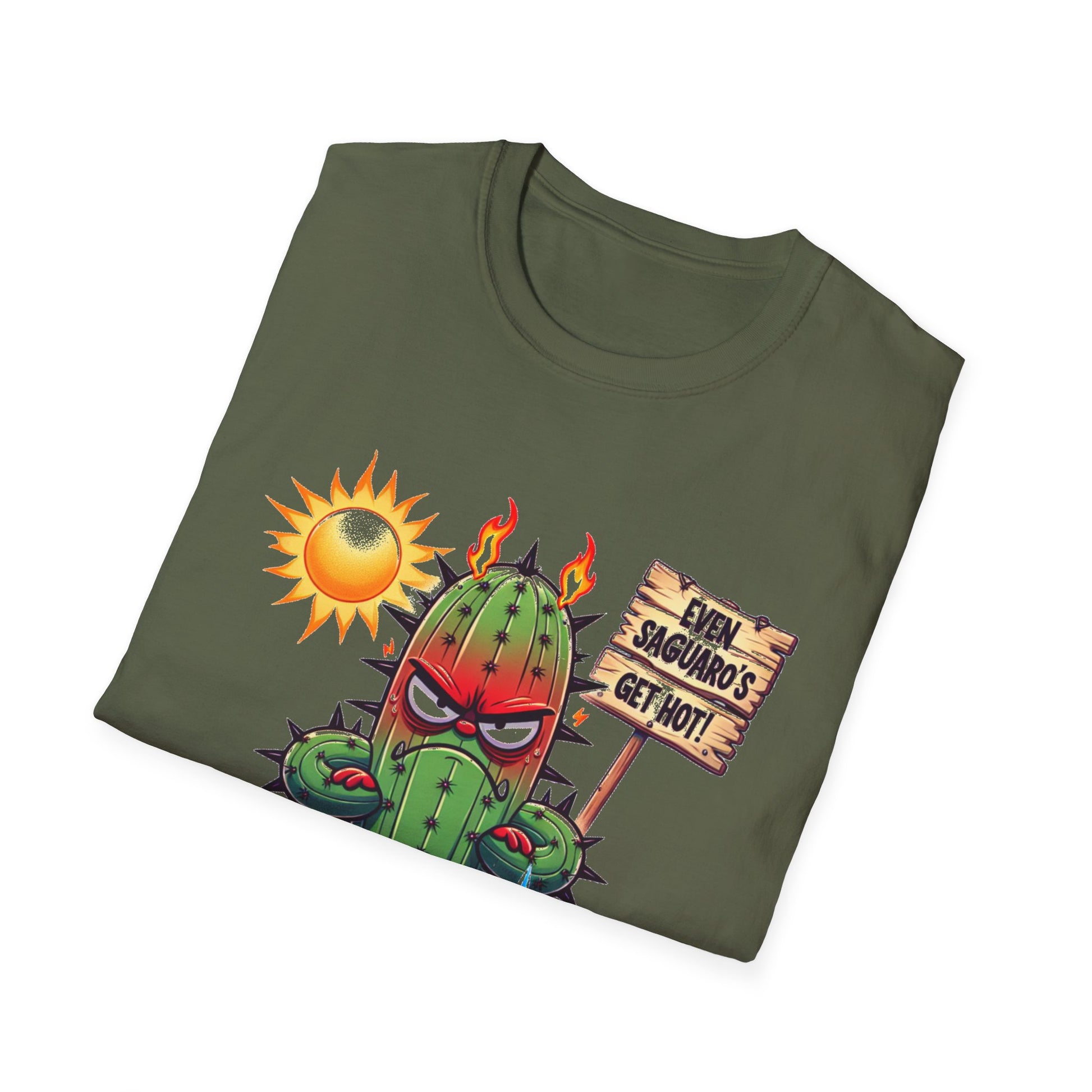 'Even Saguaro's Get Hot' Unisex Tee
