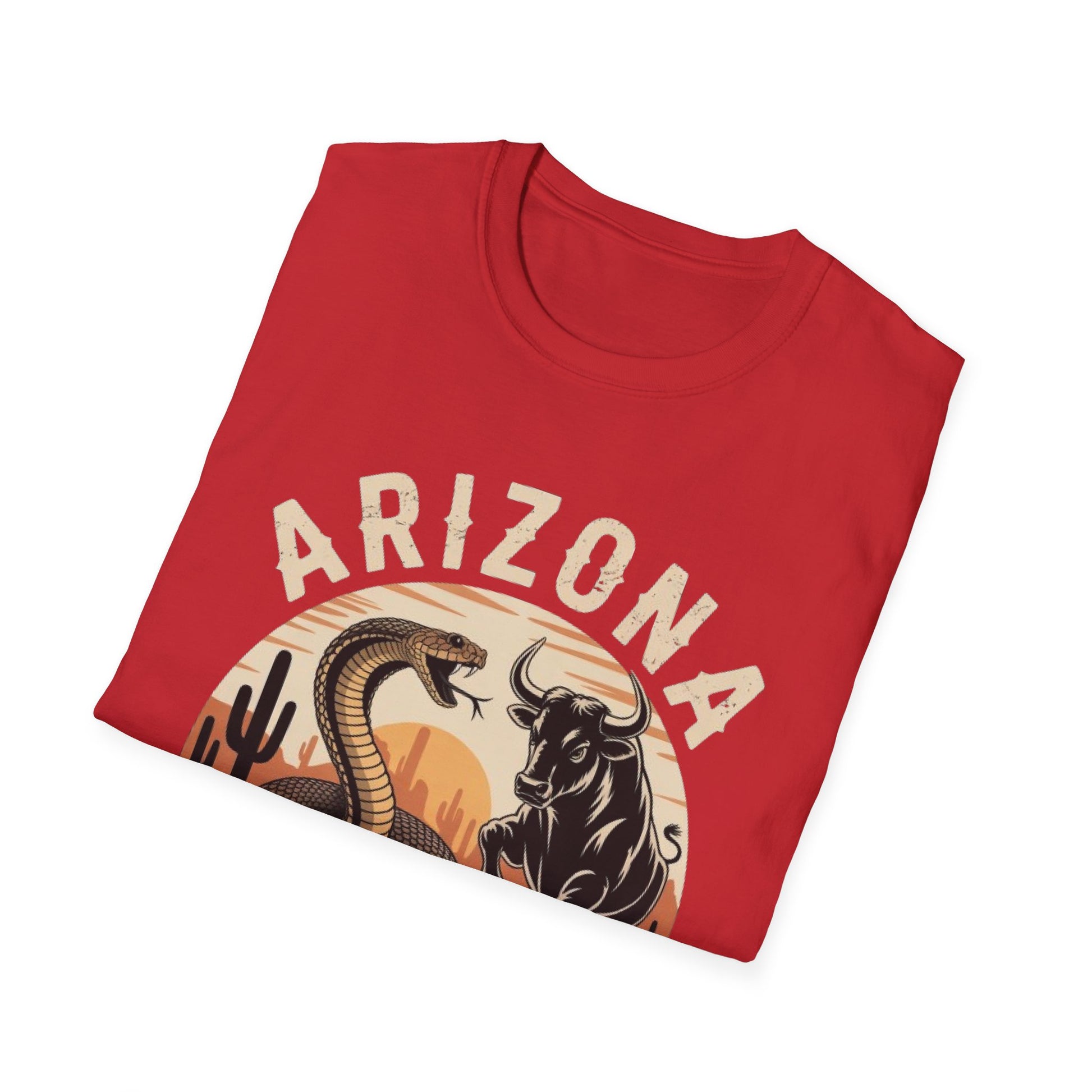 Arizona Graphic Unisex T-Shirt, Casual Summer Shirt, Southwestern Style Tee, Gift for Nature Lovers, Adventure Apparel
