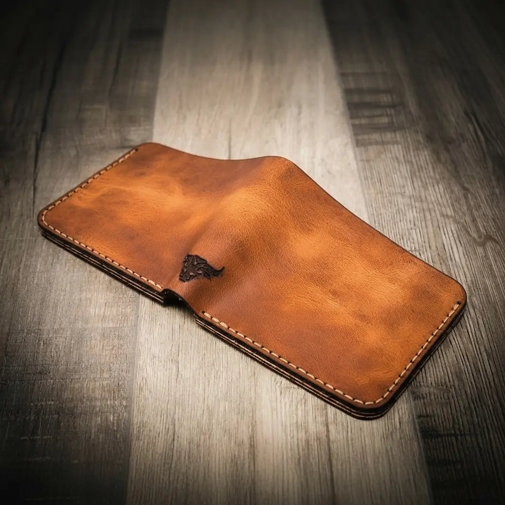 Big Bend bifold full-grain leather wallet, view 11