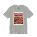 Arizona Sunset Tee — Retro Desert Graphic T-Shirt — side view