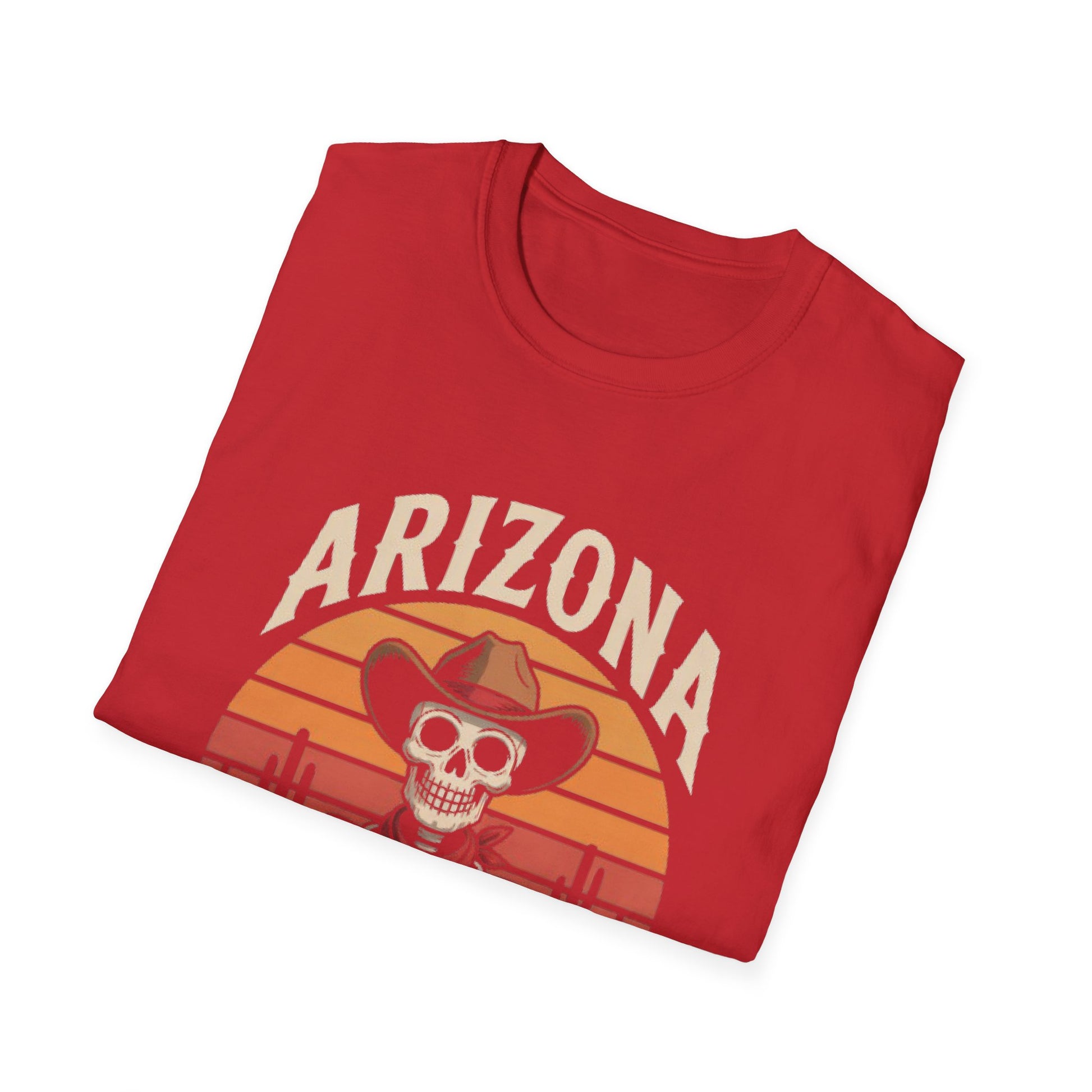 Arizona Skeleton Bone T-Shirt, Halloween Shirt, Vintage Graphic Tee, Unisex Casual Wear, Perfect for Gifting