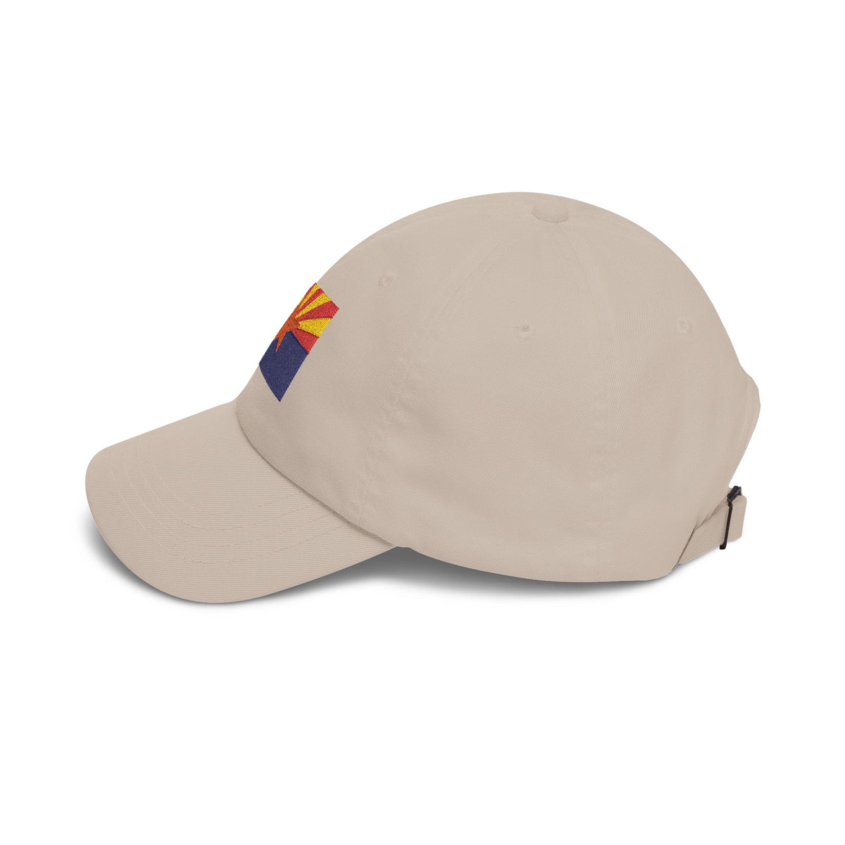 Arizona flag dad cap - Stone, left side view