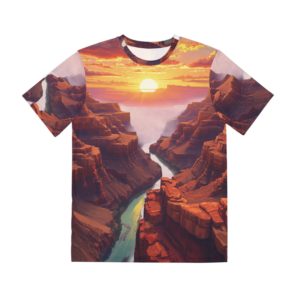Grand Canyon Sunrise All-Over Print Tee — Arizona Desert Scenic