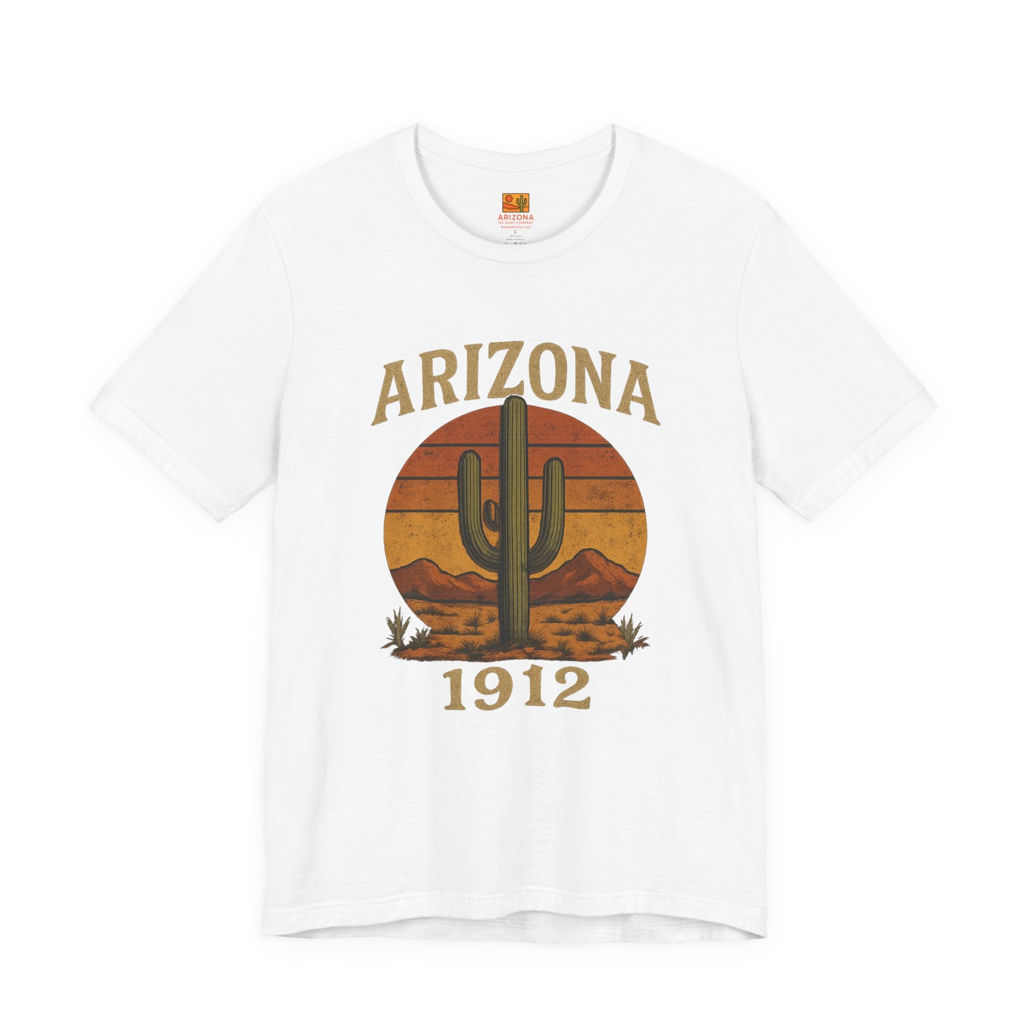 Arizona 1912 Cactus T-Shirt — side view