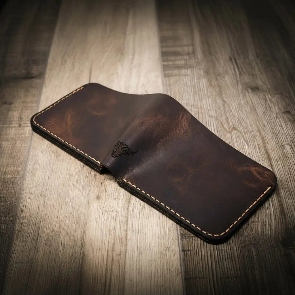 Rio Grande bifold full-grain leather wallet, view 7