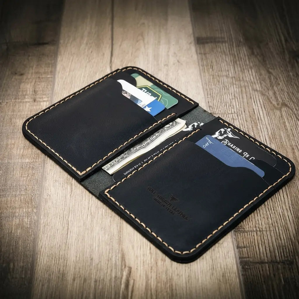 Tyler vertical leather wallet, view 10