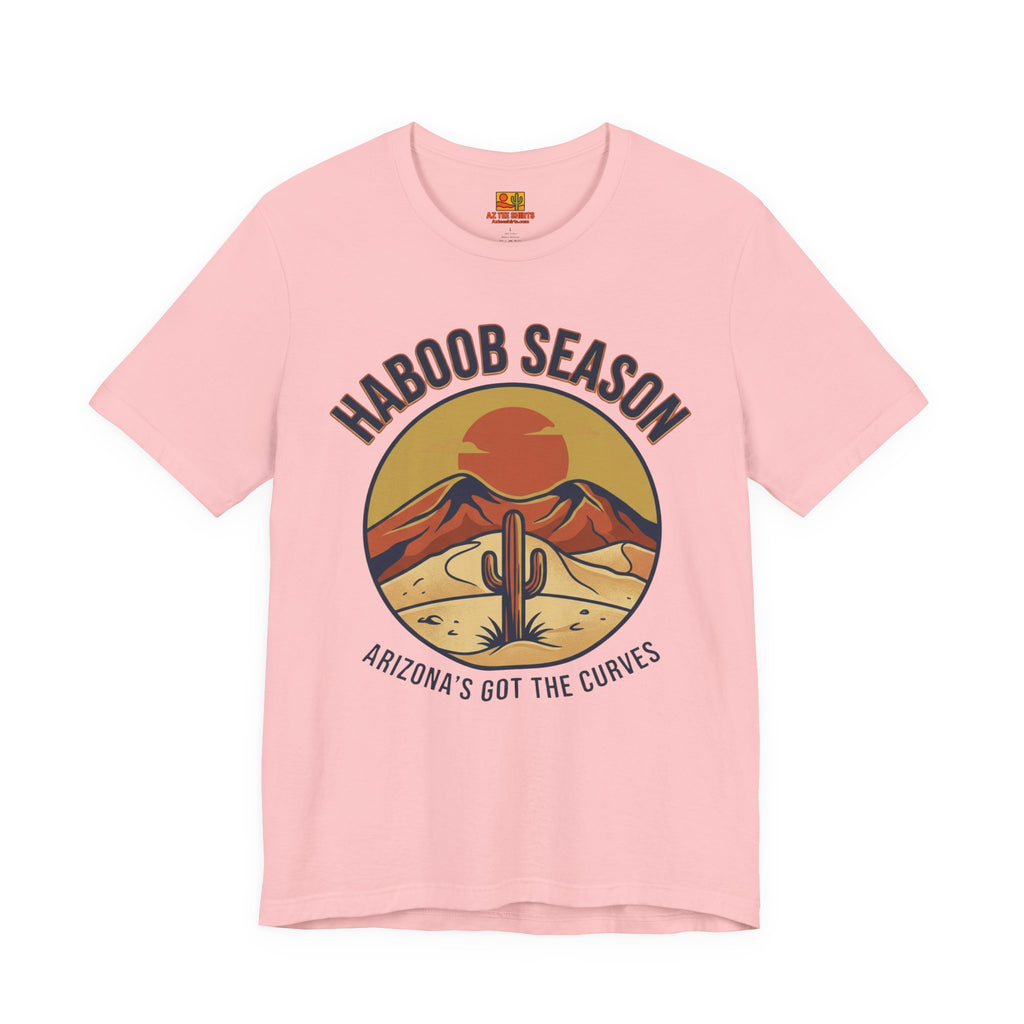 T-Shirt — "Haboob Season: Arizona's Got the Curves" Desert Storm Tee — lifestyle view