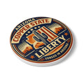 Arizona 'Copper State' Liberty Ceramic Coaster