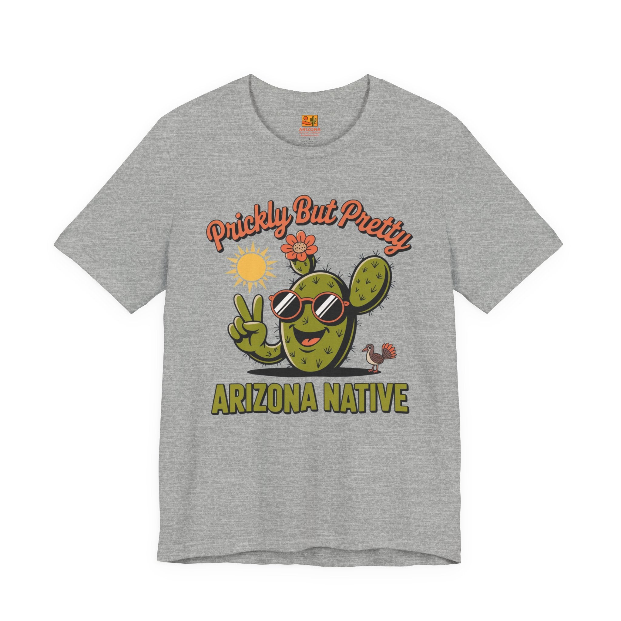 'Prickly But Pretty' Cactus Tee — front view 2