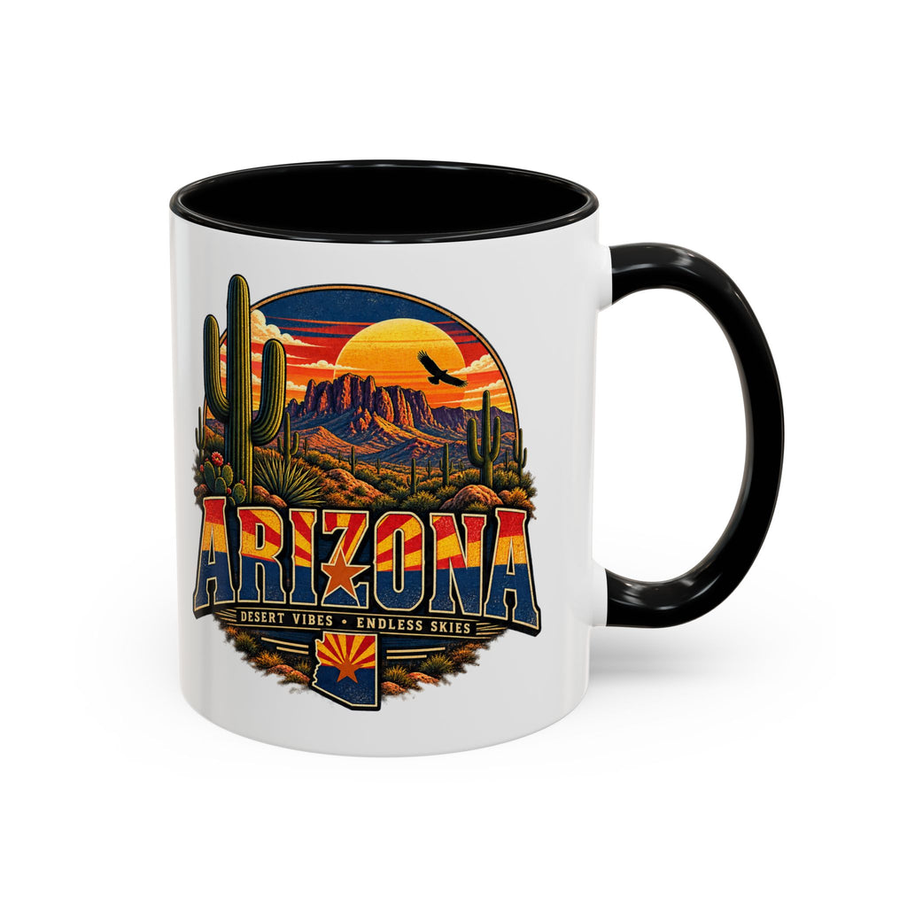 Arizona Coffee Mug – Desert Vibes Scenic Souvenir (11/15oz) — side view 2