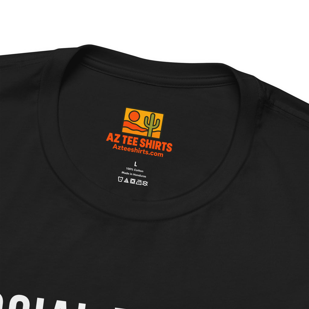 Social Battery 1% T-Shirt – Funny Introvert Low Battery Graphic Tee