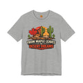 Maple Leaves to Desert Dreams T-Shirt — Nature-Inspired Scenic Tee — front view 2