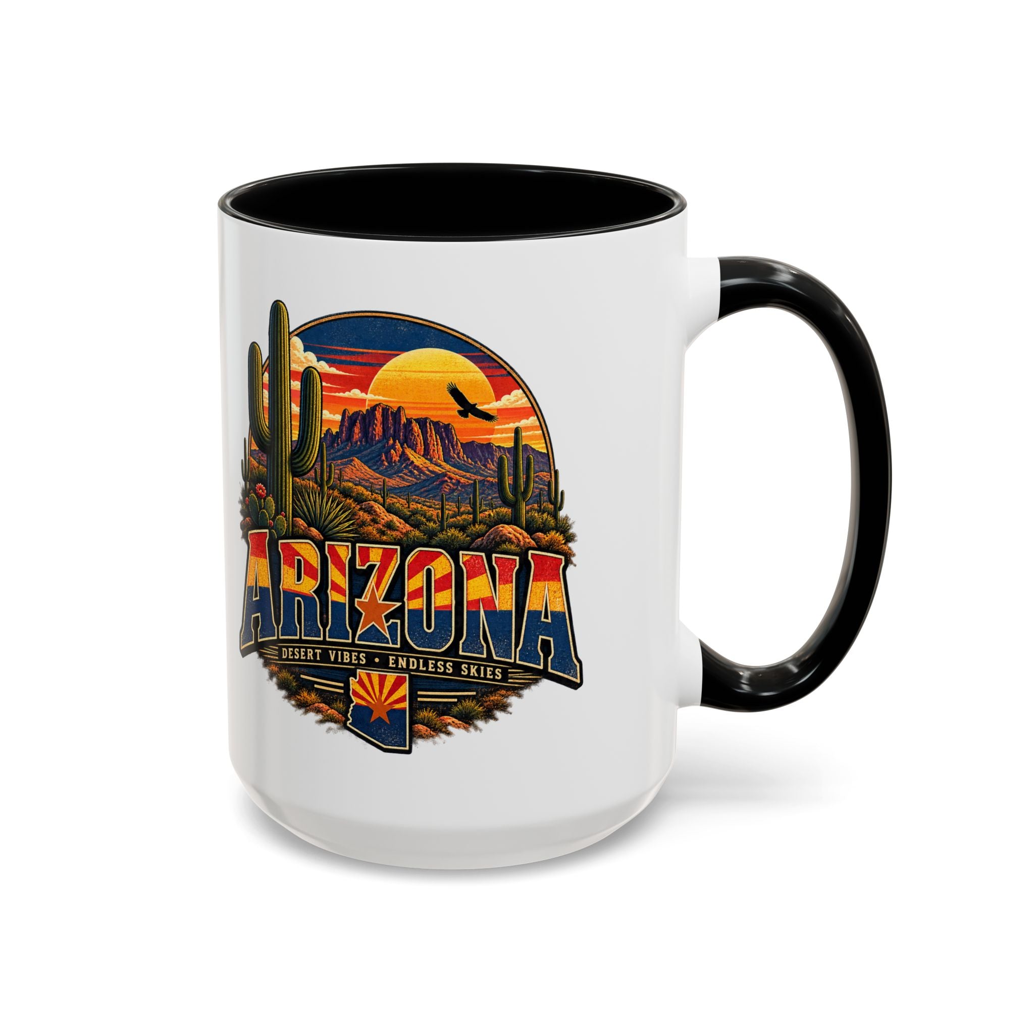 Arizona Coffee Mug – Desert Vibes Scenic Souvenir (11/15oz) — detail view 2