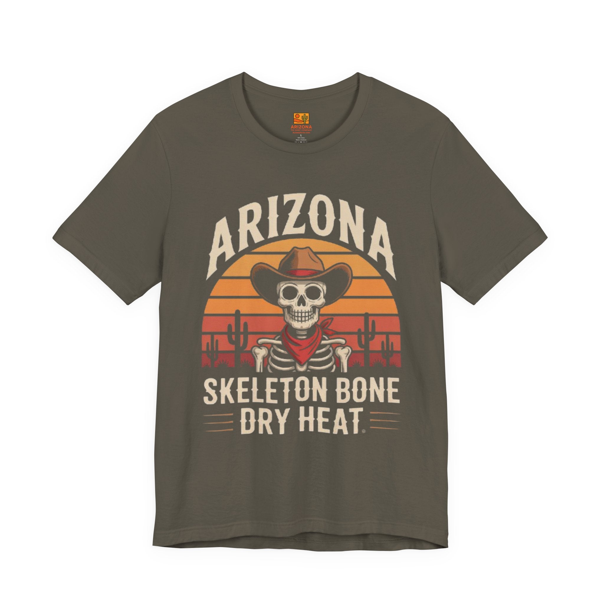 "Skeleton Bone Dry Heat" — back view