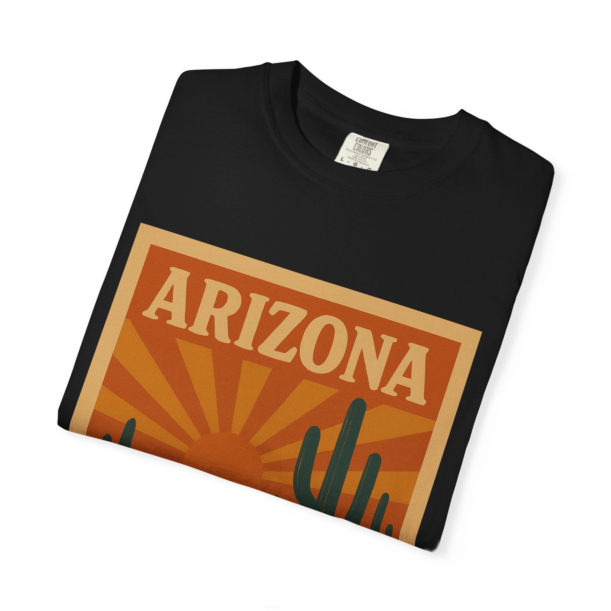 Arizona Sunset Unisex Garment-Dyed T-Shirt Printify